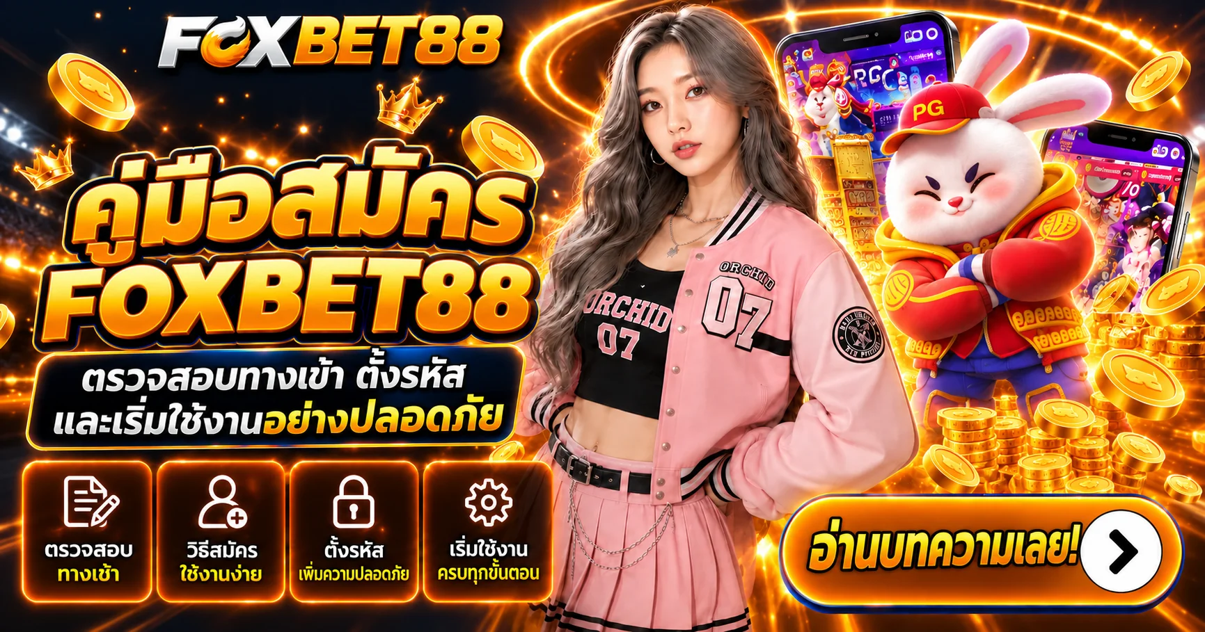 FOXBET88 สมัครสมาชิก วิธีตั้งค่าบัญชีอย่างปลอดภัย